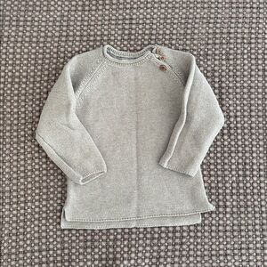 Toddler Zara Taupe Knit Sweater